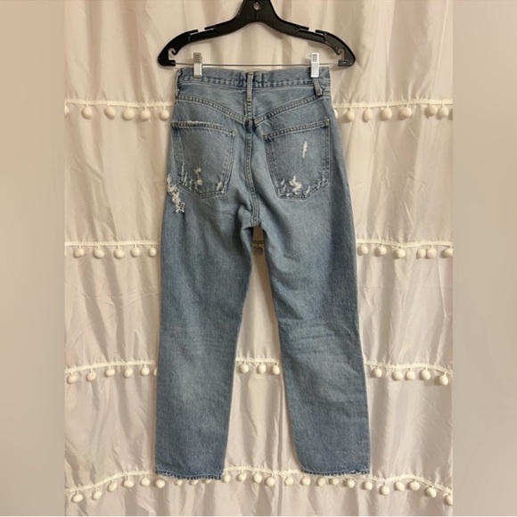 AGOLDE 90'S Mid Rise Straight Jeans Fall Out Women’s Size 23 - Picture 6 of 8